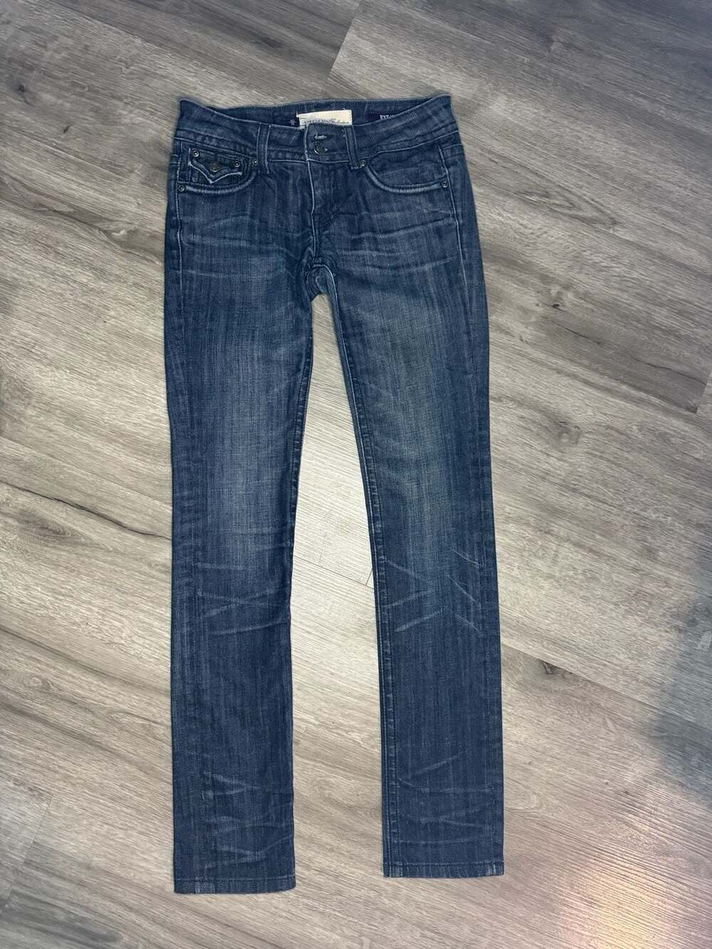 Vigoss Skinny Jeans Size 1/2 26 Dark Blue Wash